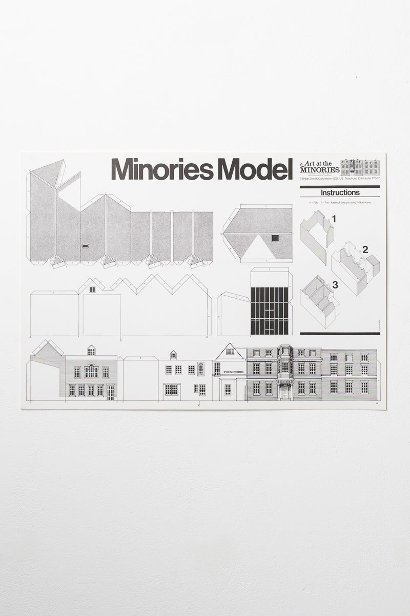 The Minories Architectural Model Poster