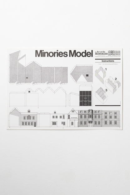 The Minories Architectural Model Poster