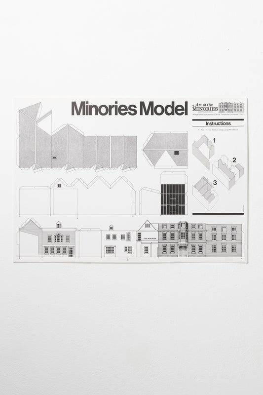 The Minories Architectural Model Poster